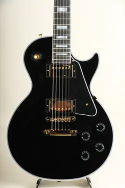 GIBSON CUSTOM SHOP LES PAUL CUSTOM EBONY W EBONY BOARD GLOSS S N:CS404006 2024