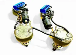 SOLDERLESS GIBSON LES PAUL 50S WIRING HARNESS CTS 525K 27MM STK .022 CAPACITORS!