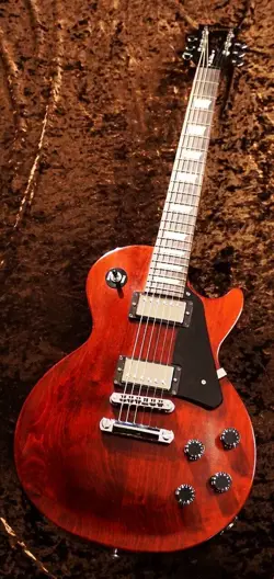 GIBSON USED LES PAUL 70S TRIBUTE WINE RED MOD 2013 3.94KG SAFE DELIVERY FROM JAP