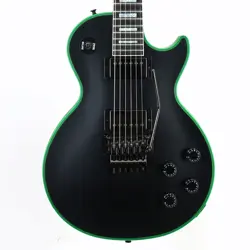 2024 GIBSON CUSTOM SHOP LES PAUL ACCESS CUSTOM GREEN WIDOW SATIN BLACK