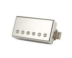 GIBSON '57 CLASSIC (DOUBLE BLACK, NICKEL COVER, 2-CONDUCTOR, POTTED, ALNICO 2, 8
