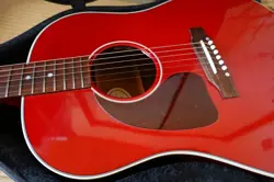 GIBSON J-45 STANDARD LEFTY CHERRY ACOUSTIC GUITAR - EXCELLENT CONDITION