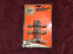 GIBSON 010 VINTAGE 3+3 TUNING MACHINE HEADS (NICKEL)