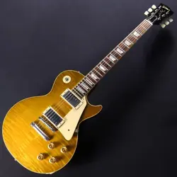 GIBSON CUSTOM SHOP HISTORIC SELECT 59 LES PAUL STANDARD REISSUE GREEN LEMON 2015