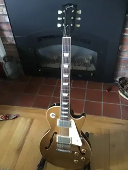 GIBSON ES LES PAUL MEMPHIS GOLD TOP SEMI-BLEND HOLLOWBODY
