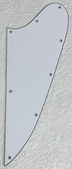 NEW GREAT-FOR GIBSON FIREBIRD BLANK STYLE GUITAR PICKGUARD SCRATCH PLATE WHITE