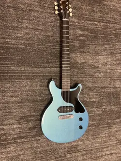 CUSTOM IMPORT LP JUNIOR/TV STYLE GUITAR PELHAM BLUE