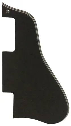 5 PLY BLACK FOR GIBSON ES-335 SHORT STYLE GUITAR PICKGUARD SCRATCH PLATE