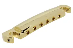 LIGHTWEIGHT LOCKING ALUMINUM TAILPIECE FOR GIBSON GUITARS - GOLD
