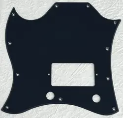 NEW-FOR GIBSON SG STANDARD SINGLE HUMBUCKER LEFTHANDED GUITAR PICKGUARD 1 BLACK
