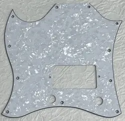 NEW-FOR GIBSON SG STANDARD SINGLE HUMBUCKER LEFTHANDED GUITAR PICKGUARD WHITE
