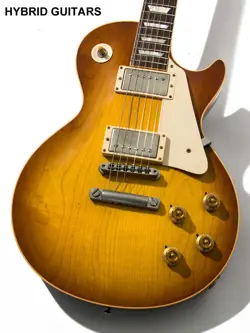 GIBSON CUSTOM SHOP HISTORIC COLLECTION 1958 LES PAUL STANDARD REISSUE PLANE TOP 