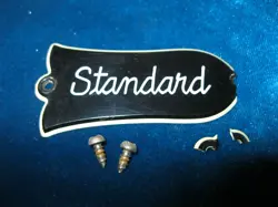 1970'S GIBSON LES PAUL STANDARD GUITAR TRUSS ROD COVER CHIPPED