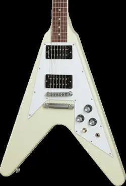 GIBSON 70S FLYING V CLASSIC WHITE W/CASE-SOUTHL