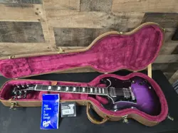 2007 GIBSON SG GODDESS  - VIOLET BURST - 7.4 LBS  - STANDARD 60'S SLIM NECK OHSC