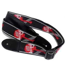 FOR GIBSON SUHR ADJUSTABLE THICKENED FABRIC EMBROIDERY LEATHER GUITAR BASS STRAP