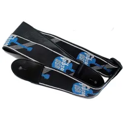 FOR GIBSON ADJUSTABLE THICKENED FABRIC EMBROIDERY LEATHER GUITAR BASS STRAP BELT