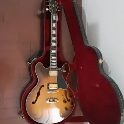 ACOUSTIC ELECTRIC GUITAR GIBSON ES-347 SUNBURST S/N 73128198