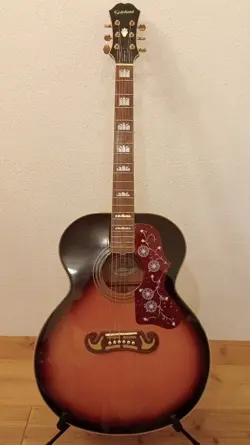 ACOUSTIC GUITAR EPIPHONE BY GIBSON EJ200VS VINTAGE SUNBURST S/N 00070069