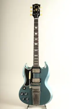 GIBSON CS 1964 SG STANDARD MAESTRO MURPHY LAB HEAVY AGED PELHAM BLUE *LEFTY*