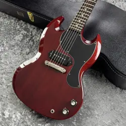 GIBSON CUSTOM SHOP 1963 SG JUNIOR LIGHTNING BAR VOS CHERRY
