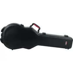 GATOR TSA ATA MOLDED GIBSON LES PAUL GUITAR CASE BLACK BLACK LN
