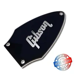NEW BLACK 3 PLY TRUSS ROD COVER FOR GIBSON FLYING V + CHROME DECAL MADE IN USA