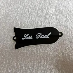 GUITAR PARTS FITS GIBSON LP 'LES PAUL' TRUSS ROD COVER PLATE , 2PLY BLACK