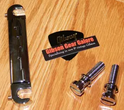 GIBSON LES PAUL TAILPIECE LIGHTNING WRAP BAR CHROME GUITAR PARTS JR DC T PROJECT