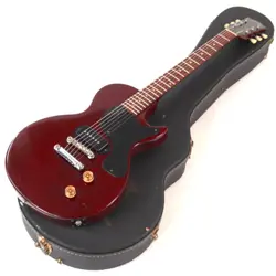 USED GIBSON LES PAUL JUNIOR CHERRY 1986 MADE ELECTRIC GUITAR