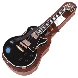 USED GIBSON CUSTOM SHOP LES PAUL EBONY 2017 MADE ELECTRIC GUITAR