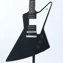 USED EXPLORER '76 REISSUE EBONY BLACK SN.023150649 GIBSON SLIGHTLY