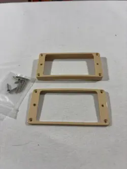 2015 GIBSON LES PAUL STUDIO M69 HUMBUCKER PICKUP RINGS CREAM W/ HW