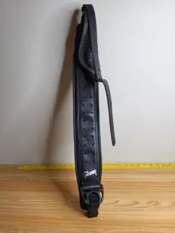 GIBSON PADDED LEATHER GUITAR STRAP ADJUSTABLE