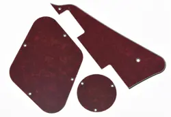 LP PICKGUARD CONTROL PLATE SWITCH CAVITY COVERS FOR GIBSON LES PAUL RED PEARL