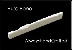 ALWAYSHANDCRAFTED COMPENSATED BONE SADDLE FOR GIBSON ACOUSTIC GUITAR