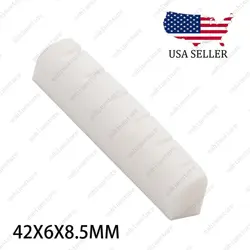 GUITAR NUT BONE SLOTTED 42MM FOR GIBSON EPIPHONE  LES PAUL SG ES OR SIMILAR