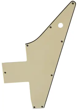 FOR GIBSON EXPLORER 76 REISSUE STYLE GUITAR PICKGUARD 3 PLY VINTAGE YELLOW