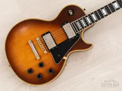 1987 GIBSON LES PAUL CUSTOM VINTAGE SUNBURST W/ TIM SHAW PAFS, CASE