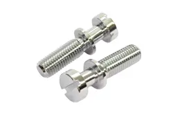 LIGHTWEIGHT ALUMINUM TAILPIECE MOUNTING STUDS CHROME FOR USA GIBSON® GUITARS
