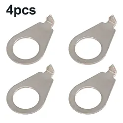 METAL GUITAR KNOBS POINTER PLATE WASHERS FOR GIBSON LP (4 PCS) HIGH QUALITY
