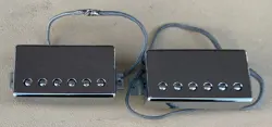 VINTAGE TIM SHAW HUMBUCKER PICKUP SET PATENT STAMPS 1980 - GIBSON