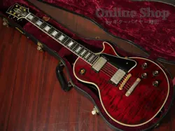 GIBSON CUSTOM SHOP 1968 LES PAUL CUSTOM FIGURED FIRE TIGER MOD ELECTRIC GUITAR