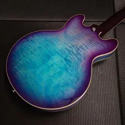 GIBSON ES 339 FIGURED BLUEBERRY BURST   FINEST GUITARS