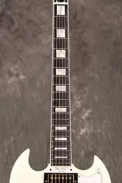 EPIPHONE INSPIRED BY GIBSON CUSTOM 1963 LES PAUL SG CUSTOM WITH MAESTRO VIBROLA