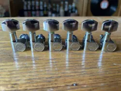 1970S 1980S- VINTAGE SCHALLER CHROME TUNERS GERMANY / FENDER STYLE GIBSON