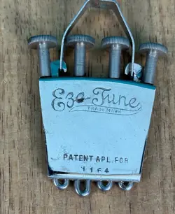 VINTAGE EZE-TUNE BANJO TAILPIECE FOR GIBSON BANJO WEISSENBORN