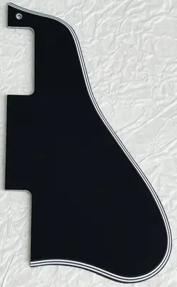NEW GREAT-FOR GIBSON ES-335 SHORT STYLE GUITAR PICKGUARD 5 PLY BLACK