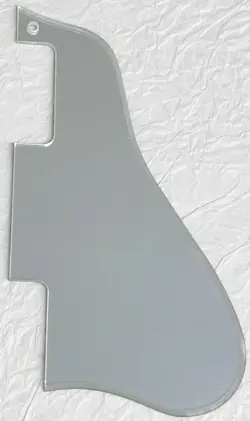 NEW GREAT-FOR GIBSON ES-335 SHORT STYLE GUITAR PICKGUARD 1 PLY SILVER MIRROR