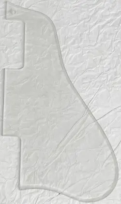 NEW GREAT-FOR GIBSON ES-335 SHORT STYLE GUITAR PICKGUARD 1 PLY CLEAR TRANSPARENT
